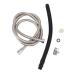 XCELLO shower inlet system stainless steel flushing set suitable for reuse at home promotes bowel movements easy to store.