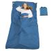 Sleeping Bag Liner Portable Travel Sleeping Sack Sheets Lightweight and Compact Camping Sheets for Adults Comfortable Liners for Traveling Hotel Camping Picnic Hostels Backpacking Blue 82.7 x70.9''
