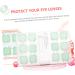 Solustre Contact Lens Organizer - 2 Sets Travel Carrying Bag & Invisible PP Storage Box - Green 6x3x3cm - Ideal Travel Accessories for Contact Lenses - Buy Online on GoSupps.com