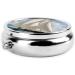 Sailboat Landscape Mini Round Pill Box | 3 Compartment Travel Organizer | Portable Medicine Case for Home & Office - Buy Online on GoSupps.com