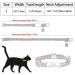 Senristar Personalized 2-Pack Reflective Breakaway Cat Collars - Custom Name Shield & Bell Anti-Loss Design for Cats - Adjustable 20-28 cm Red - Buy Online on GoSupps.com
