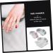 FRCOLOR 3 Sets Nail Stamp Tool Nail Polish Clear Nail Stamper Nail Stamper Tools Nail Stamper Kit Transparent Nail Stamper Manicure Stamper Jelly Nail Stamper Nail Soft Scraper Pp Tricolor - Buy Online on GoSupps.com