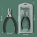 CGBE Professional Podiatrist Toenail Clippers for Thick & Ingrown Nails - Stainless Steel with Silicone Handle - Ideal for Seniors - Black - Buy Online on GoSupps.com