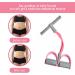 Aynone Pedal Resistance Bands - 4-Tube Natural Latex Multifunction Fitness Expander (Pink) - Buy Online on GoSupps.com