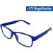Global Vision Reading Glasses +1.75 Magnification | Stylish Blue Frame & Polarized Clip-On Shades | International Shipping Available - Buy Online on GoSupps.com