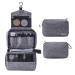 KAEHA SUN-059-14 Outdoor Travel Cosmetic Storage Bag Portable with Hook Waterproof Scratch Resistant Multifunctional Gray