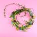 Bridal Pine Cone Headband | Green Leaf Crown & Adjustable Hair Wreath for Christmas - Buy Online on GoSupps.com