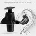 Buy Silicone Waterproof DustProof Spiral Earplugs for Swimming - Portable Box & Super Sound Lead - 2 Pack (Black - Buy Online on GoSupps.com