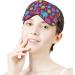 Hand Painted Circles Dot Sleep Mask for Women | Adjustable Eye Shades with Elastic Strap | Comfortable & Stylish Sleeping Cover - Buy Online on GoSupps.com