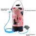 AFISHTOUR 10L Camping Shower Bag - Waterproof Portable Outdoor Shower for Camping, Traveling, Hiking - Pink Camouflage Design with Foot Pump and Hose - Buy Online on GoSupps.com
