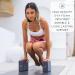 Yoga Blocks 2 Pack - High Density Lightweight EVA Foam - Leopard Print Yoga Bricks - Home and Travel Set - Buy Online on GoSupps.com