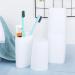 2 Pack Waenerec Travel Toothbrush Case - Portable 3-in-1 Holder for Toothbrush, Toothpaste, and Wash Cup - Ideal for Travel, School, Camping - White - Buy Online on GoSupps.com