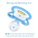 Shop LittleForBig Large Shield Pacifier Generation II - Adult Size Blue | International Shipping Available - Buy Online on GoSupps.com