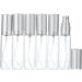 Furnido 10-Pack Mini Glass Perfume Spray Bottles | Portable 10ml Refillable Atomizers with Aluminum Pumps for Travel - Buy Online on GoSupps.com