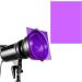 Lystaii 9pcs Gel Light Filter Color Correction Overlays - Purple 11.7x8.3 Inches for Film, Video, Photo, Stage - Transparent Colored Lighting Gel Sheets - Buy Online on GoSupps.com