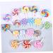 VILLCASE 24 Pcs Lollipop Material Clay Food Play Stationery Box mediumx3pcs As Shownx3pcs - Buy Online on GoSupps.com