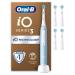 Oral-B iO3 Electric Toothbrushes Adults Christmas Gifts For Women / Him 4 Toothbrush Heads 3 Modes With Teeth Whitening 2 Pin UK Plug Blue Blue + Refills
