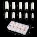 500PCS Half Cover French Style Acrylic False Nail Tips Set - Natural Manicure Kit for Nail Art Salons and DIY at Home - Buy Online on GoSupps.com