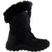 Polar Women's Quilted Faux Fur Cuff Winter Boots - Black | Duck Rubber Sole | Snow & Rain Outdoor Boot - Buy Online on GoSupps.com