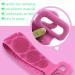HJCOCHOME Silicone Back Scrubber for Shower - Extra Long Exfoliating Body Scrubber with Handle, Pink - Men and Women - Buy Online on GoSupps.com
