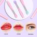 Buy Songaa Silicone Lip Brush Set (6 Pcs) - Best Lip Applicator Brushes for Gloss Mask & Cream - Mint Green Purple Dark Pink - Buy Online on GoSupps.com