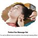 Layhou Ear Massage Set - Stainless Steel Earwax Cleaner Kit with Goose Feather Earpick and Spiral Ear Clean Tool - Buy Online on GoSupps.com