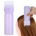 Hair Dye Bottle 160ML Shampoo Bottle Hair Comb Applicator Bottle Brush Bottle for Hair Dyeing Tool Hair dye bottle applicator Purple