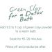 Green Clay Powder for Face Mask Hair & Body - Detox & Purify - 100% Naturel 250g - Excellent pour le visage et les cheveux le traitement des spots le body wrap la d tox bath le soak et le - Buy Online on GoSupps.com