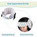 KAKIBLIN Adjustable Toddler Car Seat Head Support Band - Grey | Child Safety Neck Relief for Car Seat Straps - Buy Online on GoSupps.com