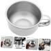 Buy Minkissy 2-Pack Stainless Steel Shaving Cups - Men's Razor Accessories for Perfect Shave | International Shipping Available - Buy Online on GoSupps.com