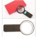 Magnifying Glass with Light Led Illuminated Magnifier with 10X Magnification Lightweight Handheld Magnifying Glass for Reading Inspection Hobbies Crafts with a Lens Cloth Bag Magnifier/Black - Buy Online on GoSupps.com
