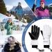 Durio Waterproof Touchscreen Ski & Cycling Gloves for Men & Women - Winter White M - Buy Online on GoSupps.com