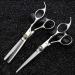 Hair Cutting Scissors 6 Inch Professional Gold Gem Hair Scissors Haircut Thinning Barber Scisors Cutting Shears Hairdresser Scissors Set One Color