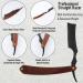 Stainless Steel Cut Throat Razor Kit with Single Edge Blades for Men - Perfect for Barber, Home, and Salon Use - Maroont158 - Buy Online on GoSupps.com
