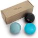 Ryaco Hand Therapy Exercise Stress Ball Bundle 3-Piece Set for Dynamic Resistance & Grip Strengthening Therapeutic Hand Relief in Black Gray-Green & Sea Blue - Buy Online on GoSupps.com