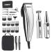 ConairMAN 3-in-1 Chrome 25-piece Hair Clipper Includes Battery Operated Detail Trimmer and Battery Operated Ear and Nose Hair Trimmer