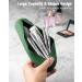 FERYES Travel Makeup Brush Holder L Green - Stylish & Portable Organizer for International Shipping - Buy Online on GoSupps.com