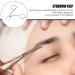 Happyyami Stainless Steel Eyebrow tweezer Eyebrow Tweezers Eyebrow with Comb Eyebrow Stencil kit Nail Stainless Steel Scissor Handle Tweezers face Miss Grabber Hair Removal - Buy Online on GoSupps.com