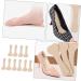 FOMIYES 5 Pairs Anti-Wear High Heel Gel Pads - Comfort Insoles for Women - Perfect for Fitness Sandals & Heels - Flannel Gel Shoe Inserts - Buy Online on GoSupps.com