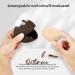 Qetlavee Silicone Makeup Bag & Brush Container Set | Portable Travel Essentials with Magnetic Snap Design (Brown) - Buy Online on GoSupps.com