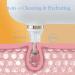 Facial Cleanser Machine for Women & Men - 4 Replacement Heads, 3 Speeds, USB Rechargeable - White - Buy Online on GoSupps.com