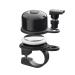 AirBell Bicycle Bell for Apple AirTag | Holder Hidden in Bell | Bicycle Anti-Theft | Road Approved | Tool Included | 22.2 mm Diameter Handlebars
