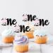 Keaziu 24 Pack Cow one Cupcake Toppers Happy Birthday Cupcake Decorations for Cow Farm Animal Zoo Themed Kids Boy Girl Birthday Party Supplies Three Layers Party Decor Cow One Pink - Buy Online on GoSupps.com