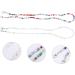 SESESFOUFU 2 Pcs Adjustable Glasses Mask Chain - Anti-Slip Face Lanyards & Pearl Straps for Comfortable Face Covering - Buy Online on GoSupps.com