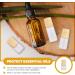 FRCOLOR 10pcs Essential Oil Roller Bottles - Refillable Glass Perfume & Essential Oil Containers (1ML Transparent) - Perfect for Aromatherapy & Travel - Buy Online on GoSupps.com