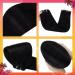 Hetto Clip In Extensions | Real Remy Hair | 30 cm Black Hair Recovery | 80g #1 Black - Buy Online on GoSupps.com