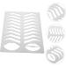 FOMIYES Brow Mold Eyebrow Template Mold Eyebrow Marker Stencil Eyebrow Practice Stencil Stainless Steel - Buy Online on GoSupps.com