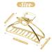 YEEPSYS Large Metal Hair Claw Barrette Clamp Jaw for Women - Set of 2 - Buy Online on GoSupps.com