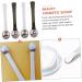 Ipetboom 8pi ces Zinc Alloy Eye Applicators for Facial Care Eye Spoon for Home and Salon Use - Buy Online on GoSupps.com