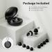 Yawsoy Concert Ear Plugs - High Fidelity Noise Cancelling Reusable for Musicians & Raves 20dB Hearing Protection 6 Pairs S/M/L Tips (Clear) - International Shipping Available - Buy Online on GoSupps.com
